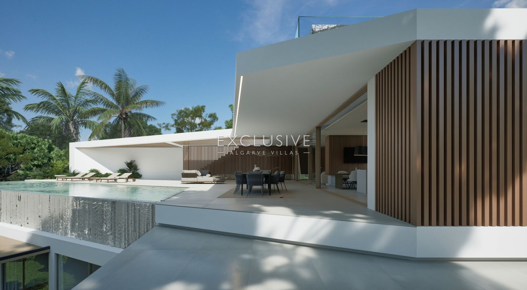 Vale do Lobo zeitgenössische Villa, nur wenige Gehminuten zum Strand, Algarve