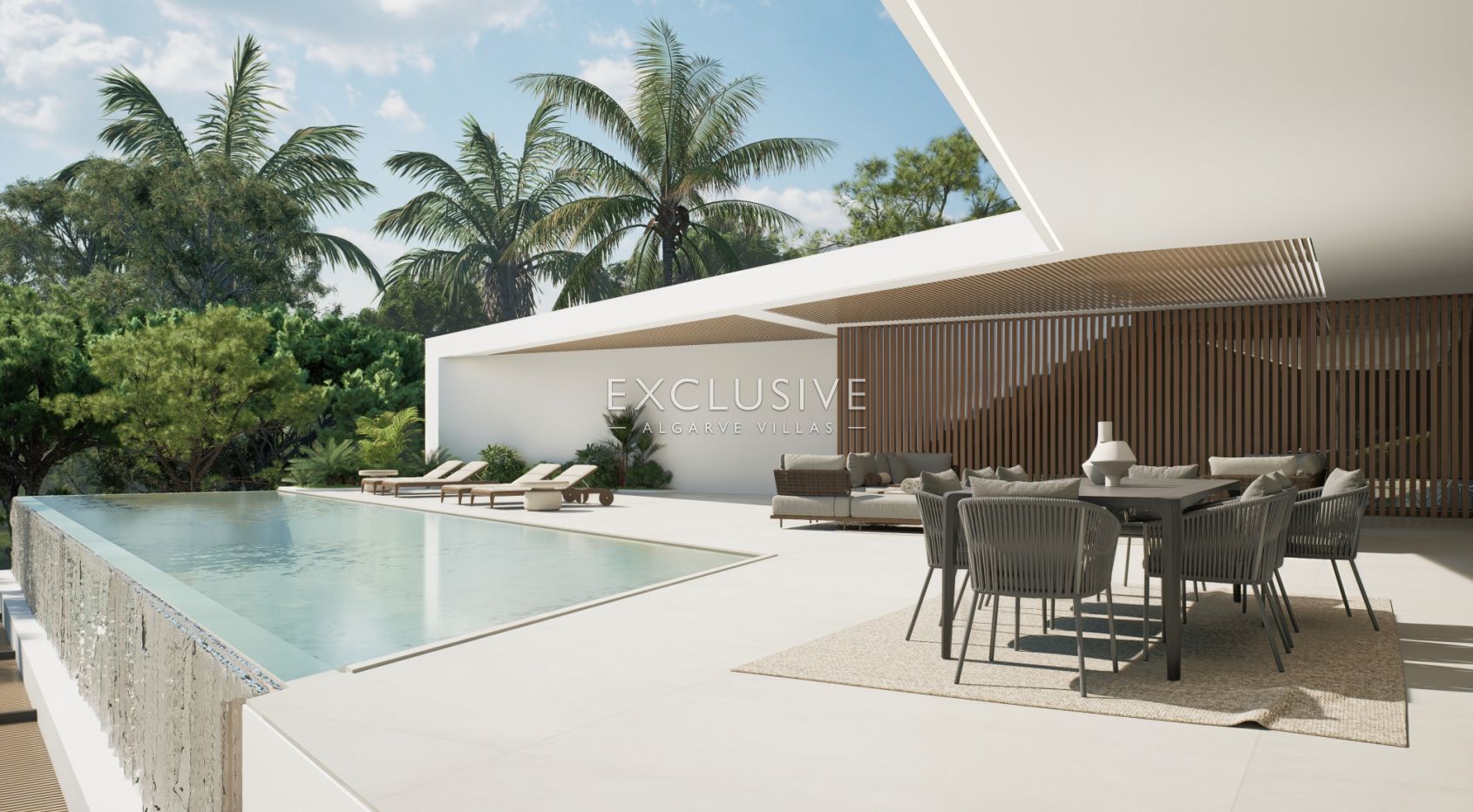 Vale do Lobo zeitgenössische Villa, nur wenige Gehminuten zum Strand, Algarve