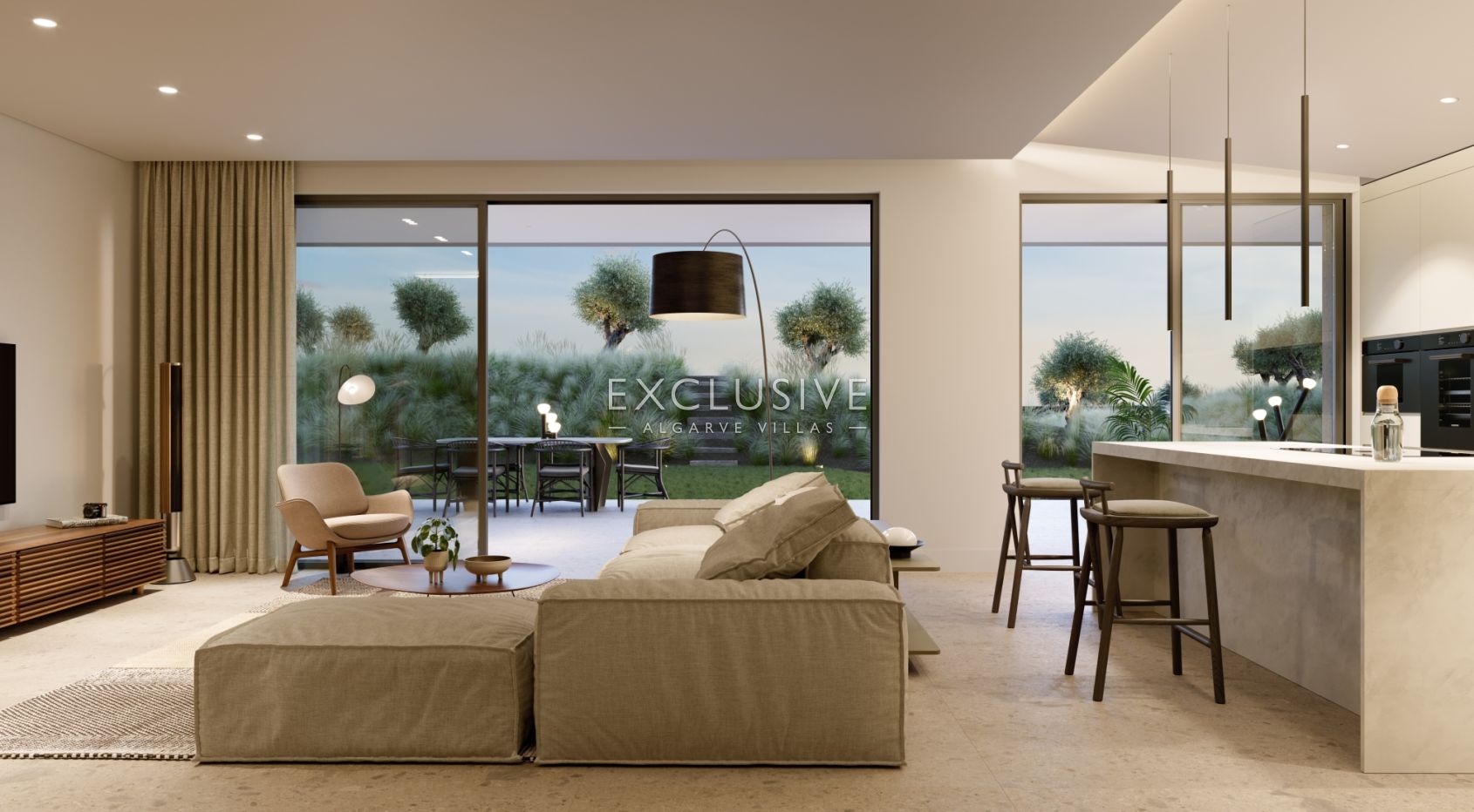 Apartamentos espaçosos e luxuosos com 3 quartos em Vilamoura