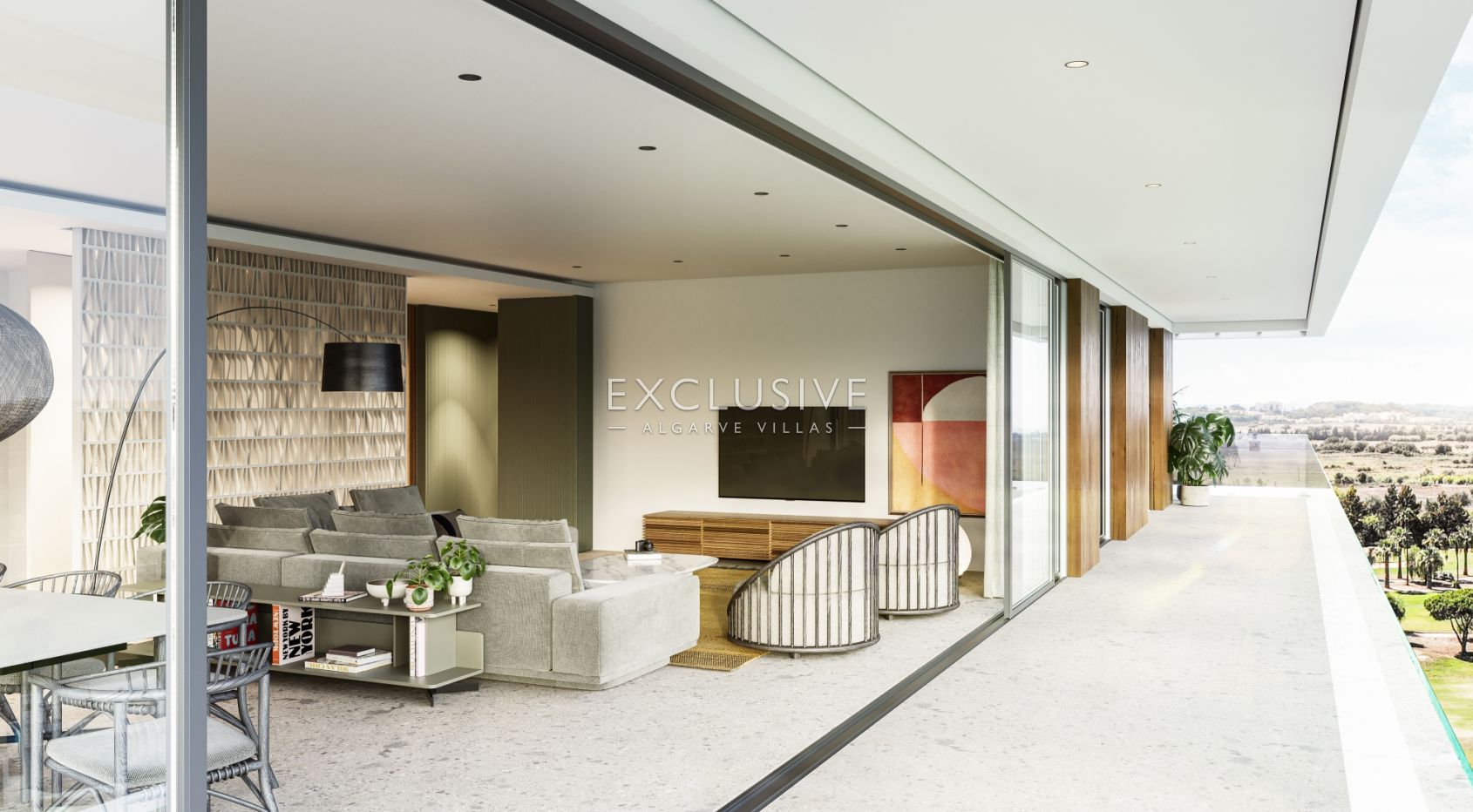 Apartamentos espaçosos e luxuosos com 3 quartos em Vilamoura