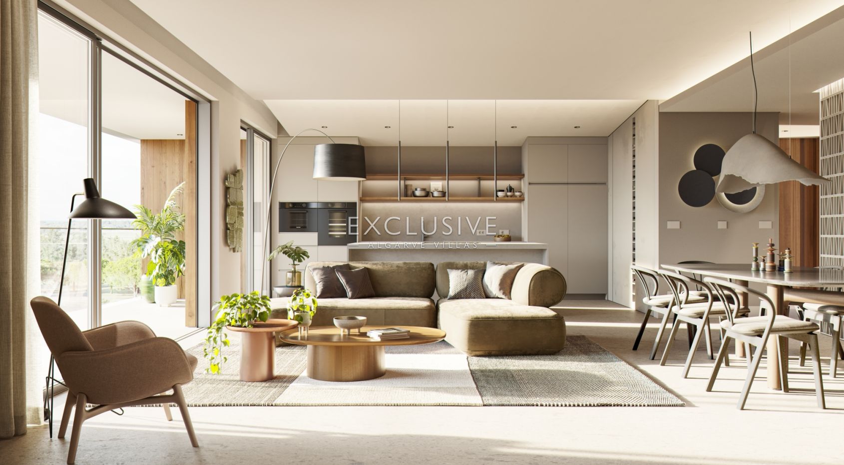 Apartamentos espaçosos e luxuosos com 3 quartos em Vilamoura