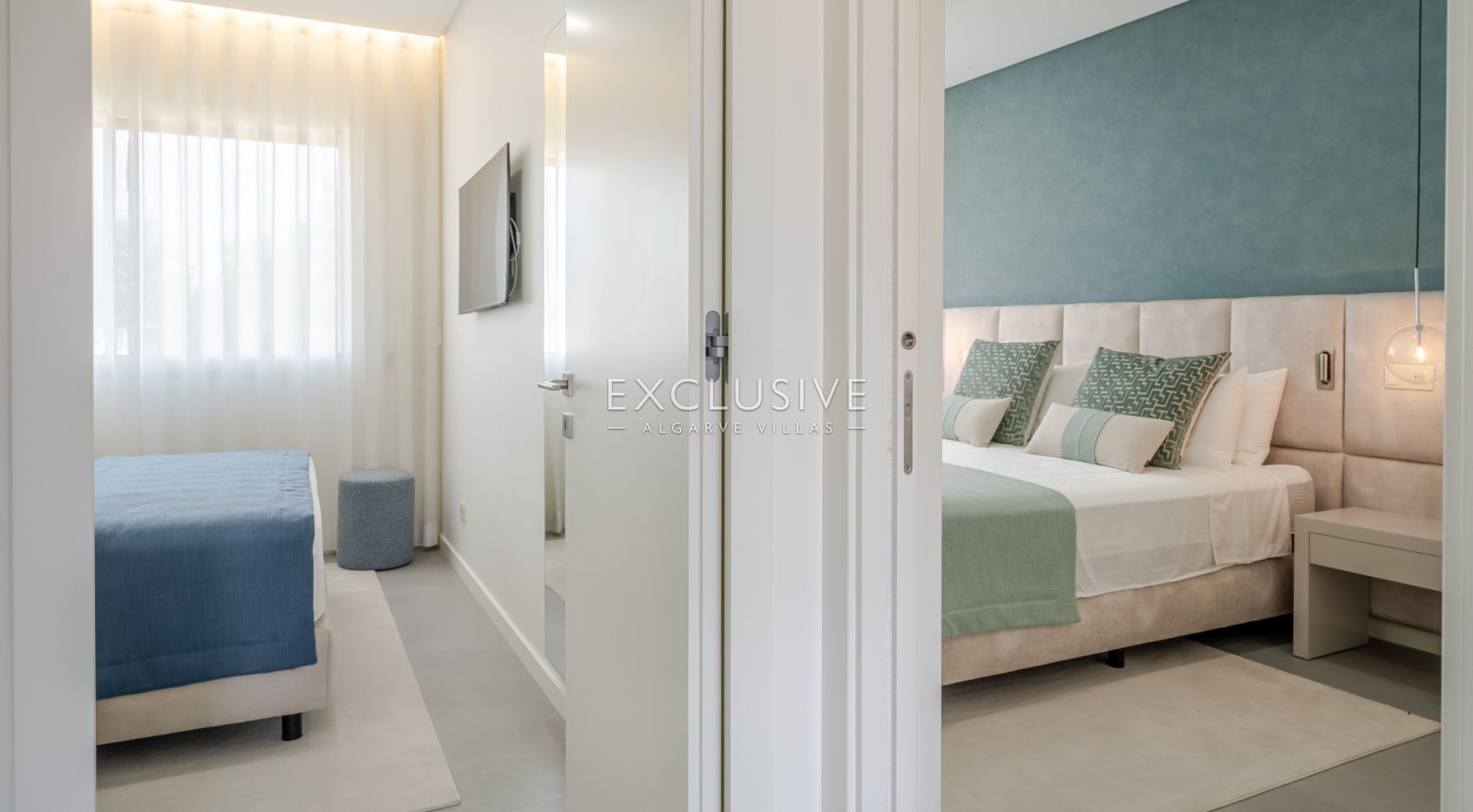 Modernes Apartment mit zwei Schlafzimmern in Quarteira, nur wenige Schritte vom Meer entfernt