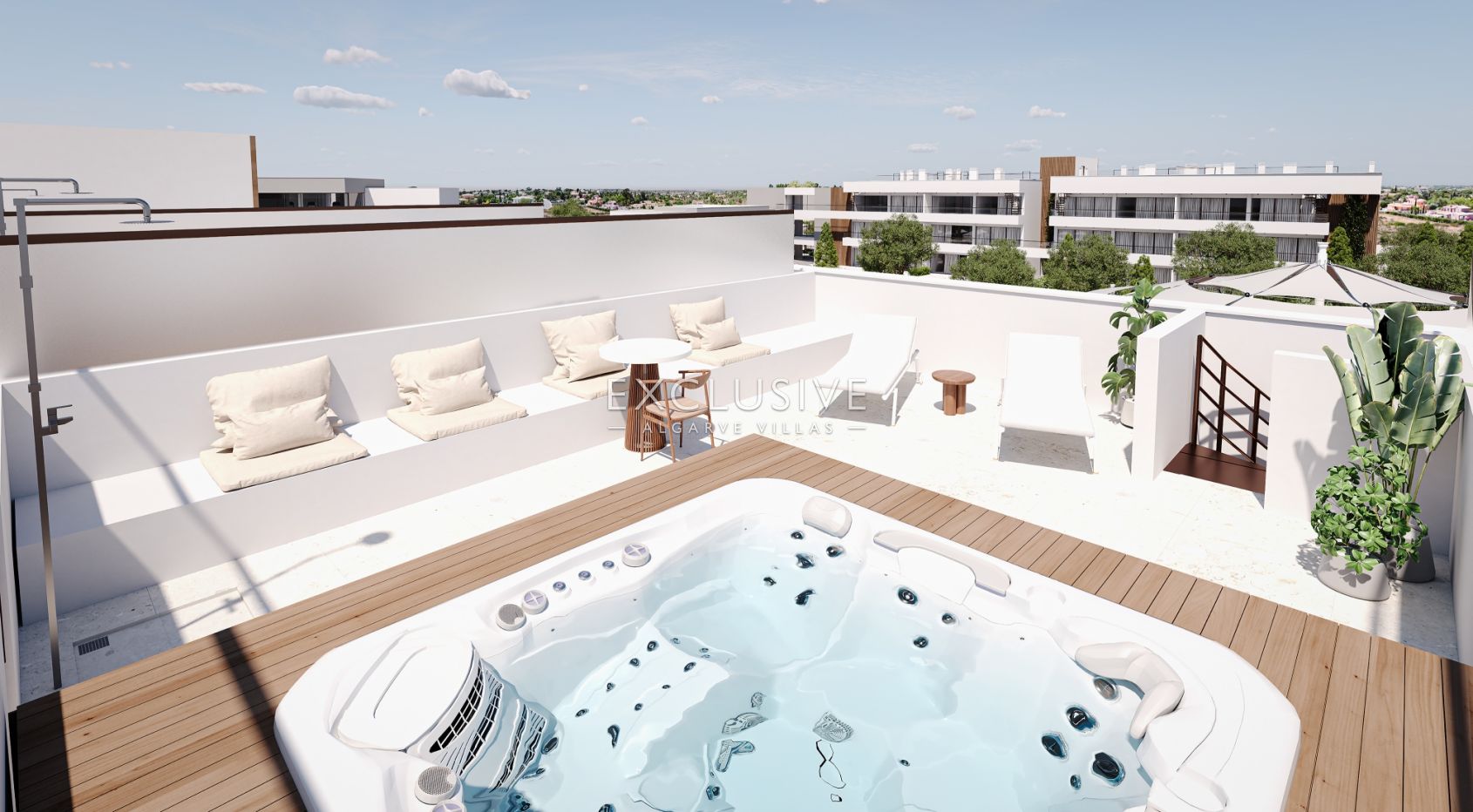 Luxuriöses Penthouse-Apartment mit 2 Schlafzimmern in Carvoeiro, Algarve