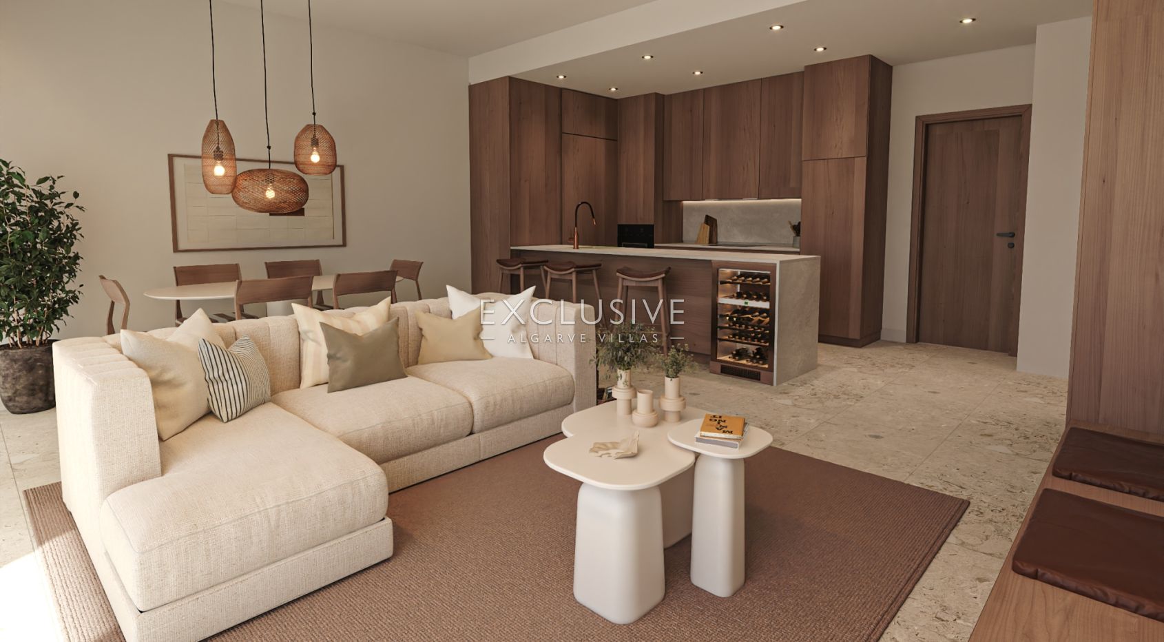 Luxuriöses Penthouse-Apartment mit 2 Schlafzimmern in Carvoeiro, Algarve