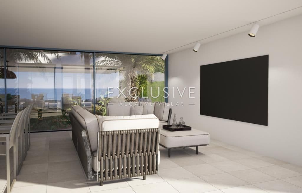 Panoramic Sea View Plot with Approved Contemporary Project Western Algarve