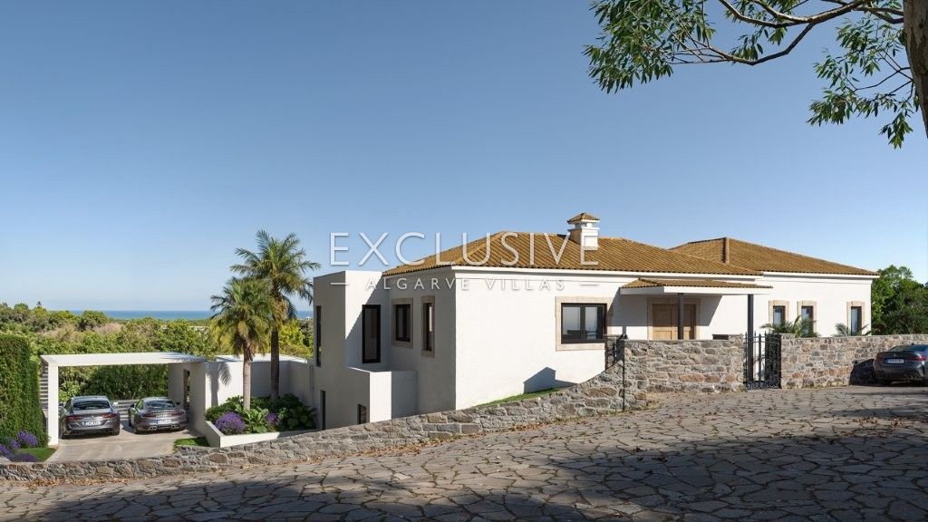 Villa Sta Barbara de Nexe, umgebaut mit fantastischem Küstenblick über die Algarve