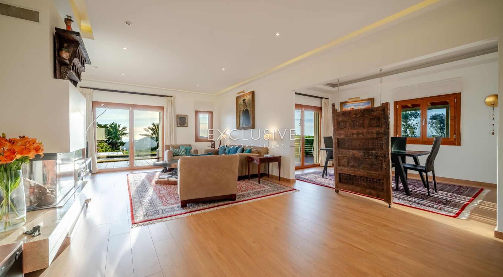 Luxuriöse Villa mit 5 Schlafzimmern und Meerblick in der Nähe von Santa Barbara de Nexe