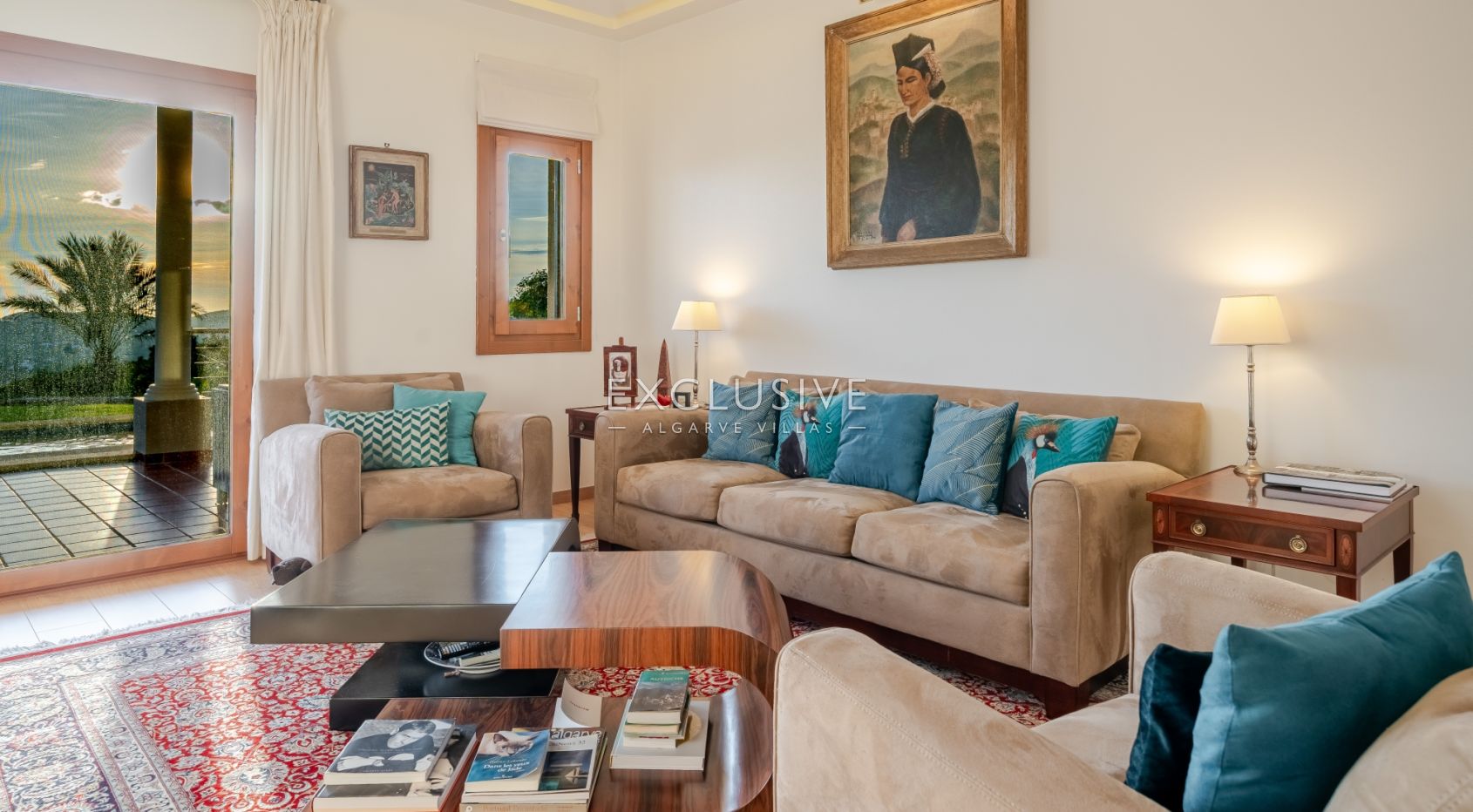 Luxuriöse Villa mit 5 Schlafzimmern und Meerblick in der Nähe von Santa Barbara de Nexe