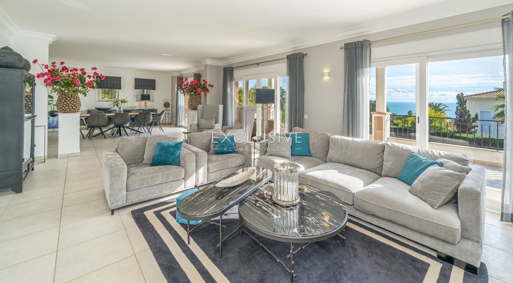 Luxuriöse Villa mit Meerblick in Praia da Luz, Westalgarve