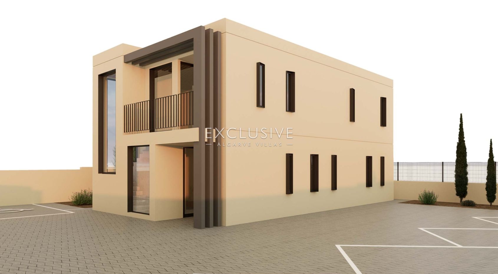 Neues modernes zweigeschossiges Geschäftsgebäude in Lagos, Westalgarve - Investitionsmöglichkeit