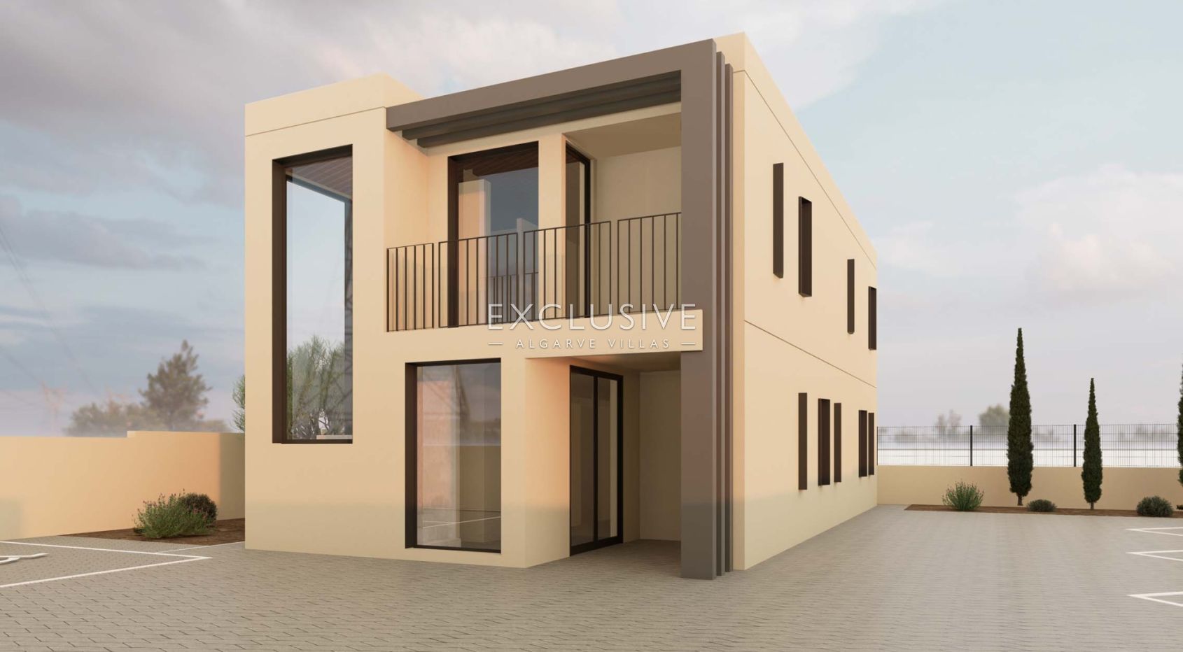 Neues modernes zweigeschossiges Geschäftsgebäude in Lagos, Westalgarve - Investitionsmöglichkeit