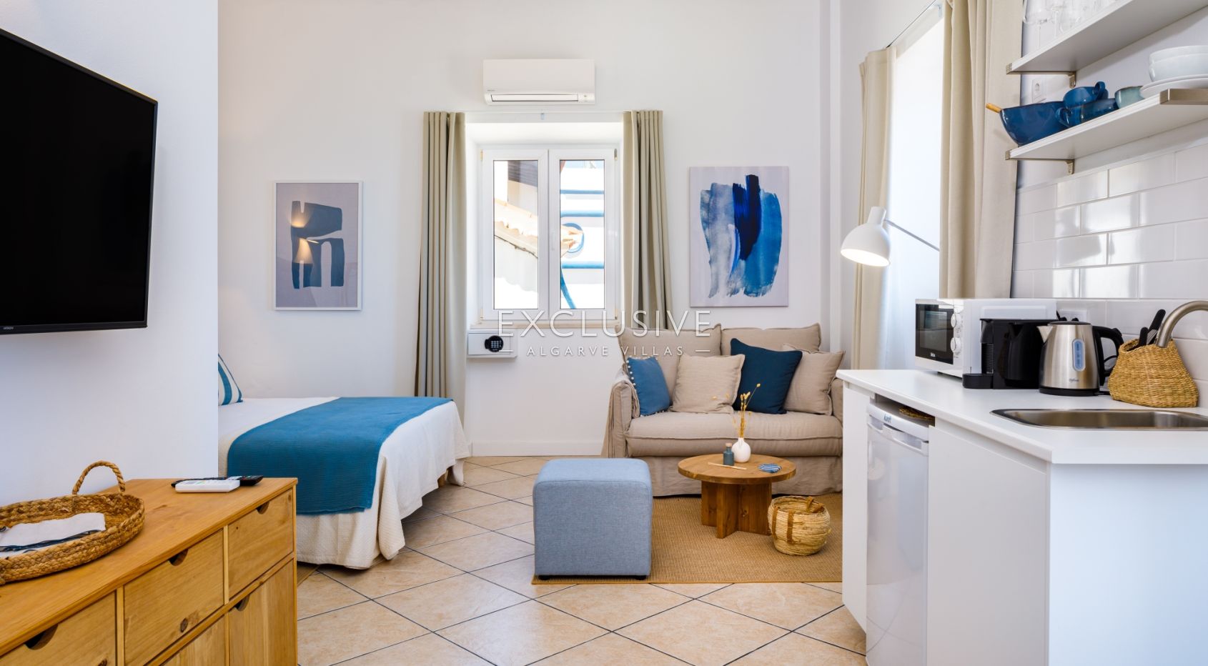 Investitionsmöglichkeit - 4 Strand-Studio-Apartments Praia do Carvoeiro, Algarve