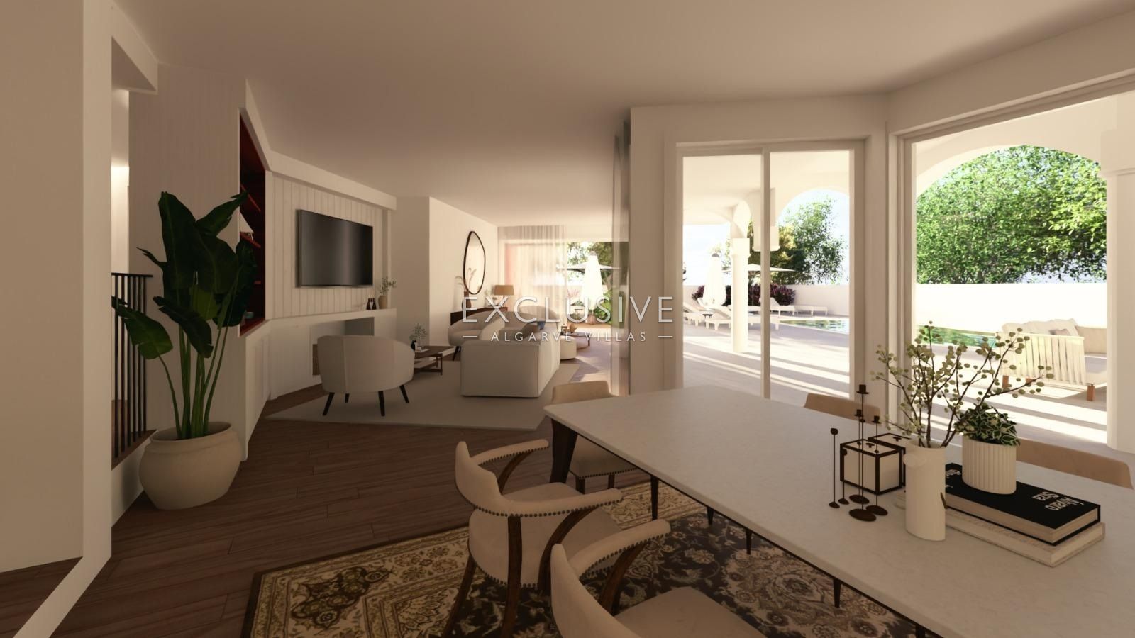 moradia V4 virada para o golfe em Vilamoura, Algarve