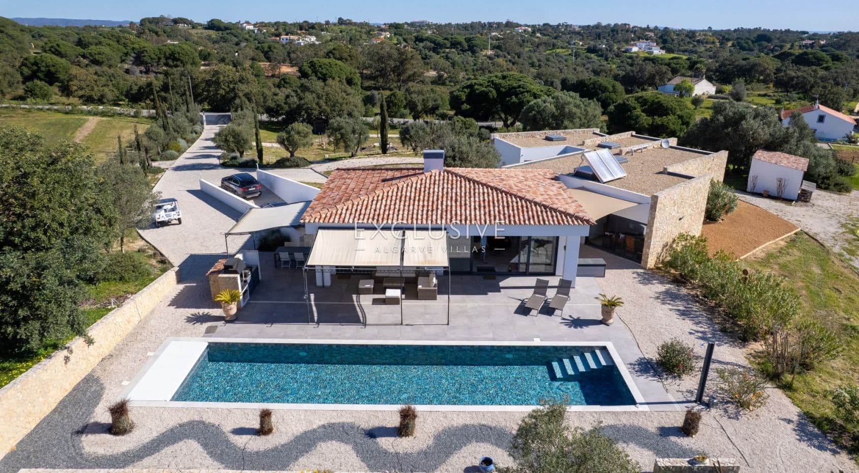 Zeitgenössische einstöckige 4-Bett-Villa mit Pool in der Nähe von Carvoeiro-2