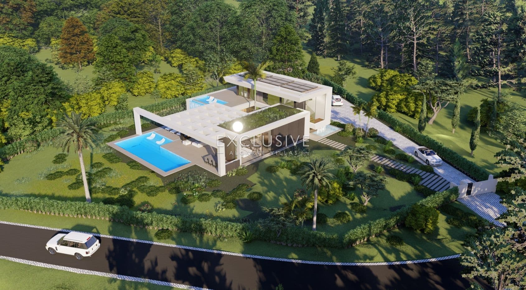 Supermoderne designvilla met 4 slaapkamers in Vilamoura