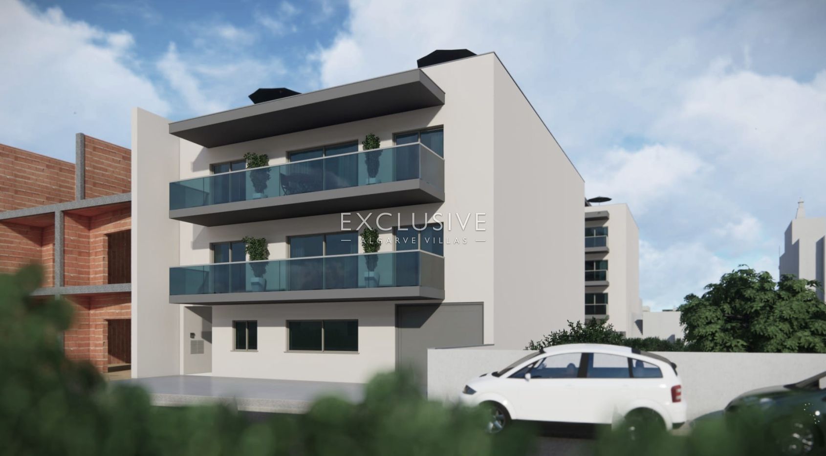 Eine neue 2-Zimmer-Wohnung in Quarteira