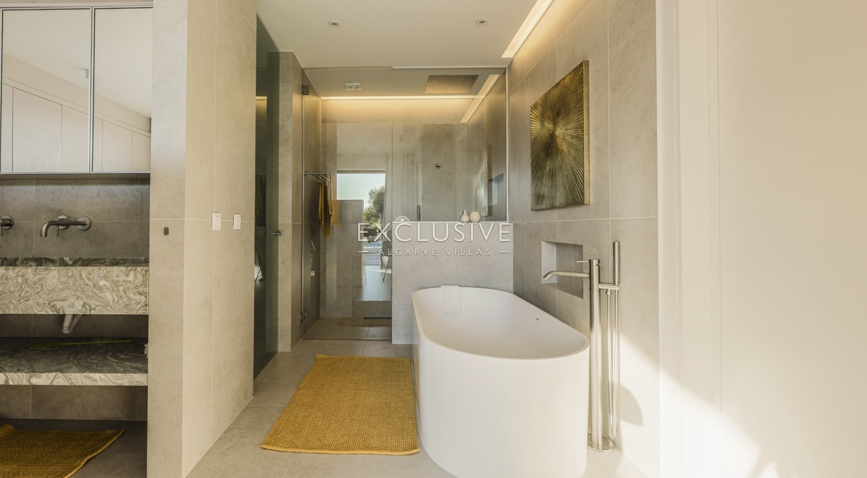 Luxuriöse, moderne Villa neben dem Golfplatz Palmares mit Panoramablick auf das Meer in
