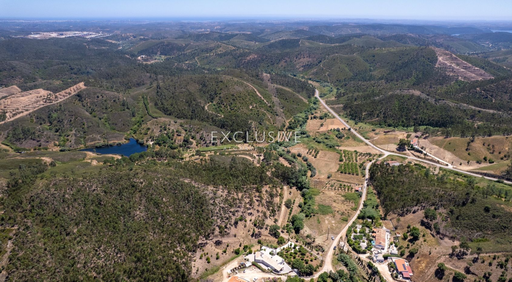 3 Bett Villa in schöner Landschaft mit 1ha Grundstück zwischen Portimao und Monchique