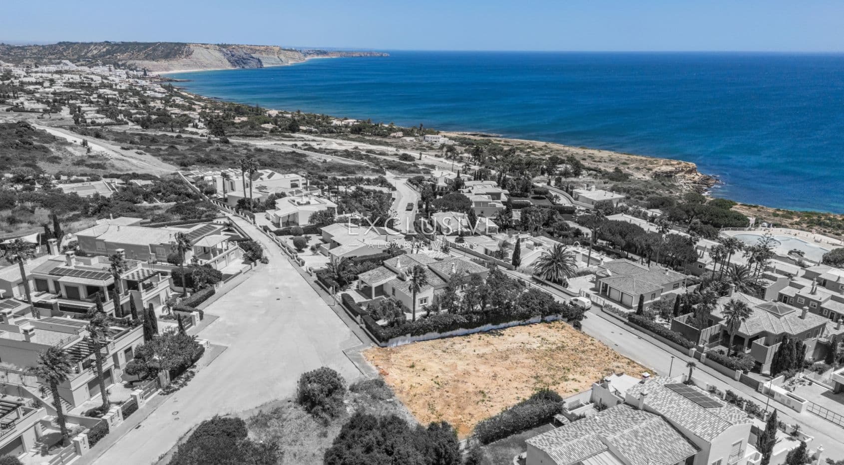 Seltenes Grundstück mit Meerblick in Praia da Luz-2