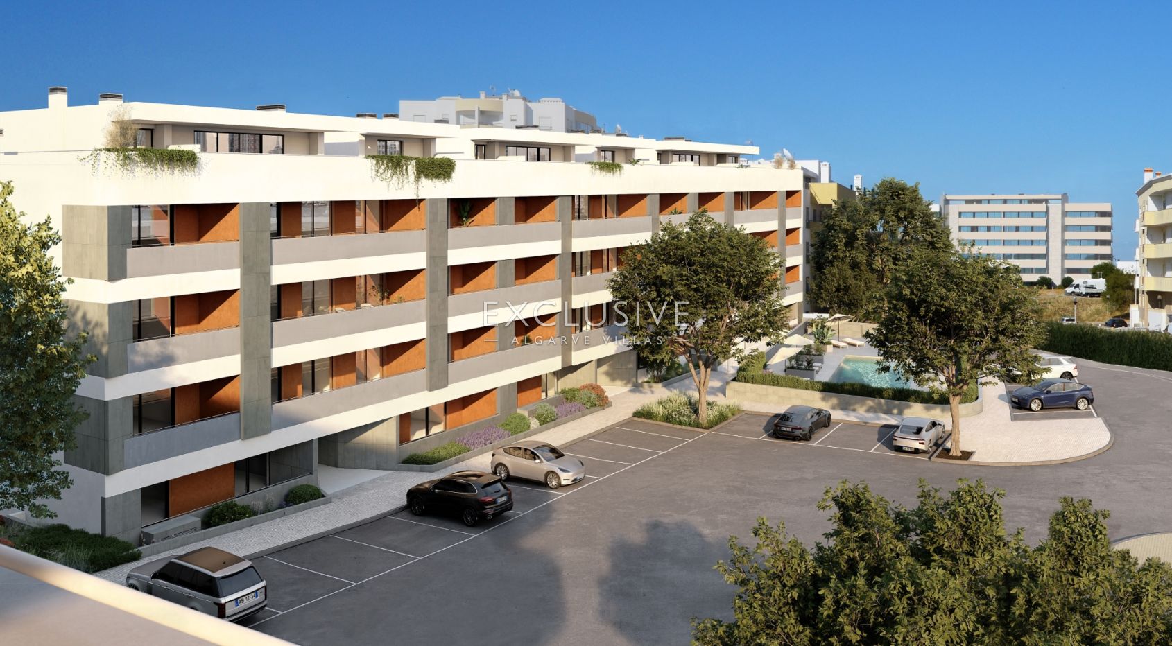 Brandneue moderne 2-Zimmer-Wohnung in Lagos, Algarve