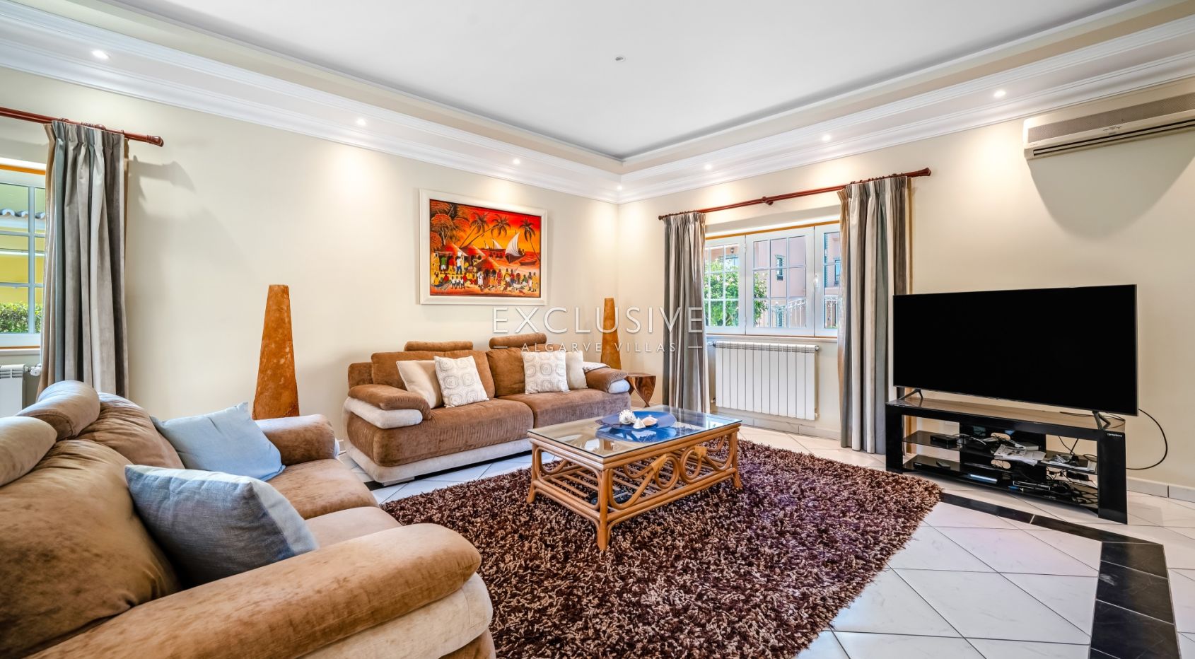 Villa mit Meerblick in Santa Eulália, nur wenige Gehminuten vom Strand entfernt, Albufe