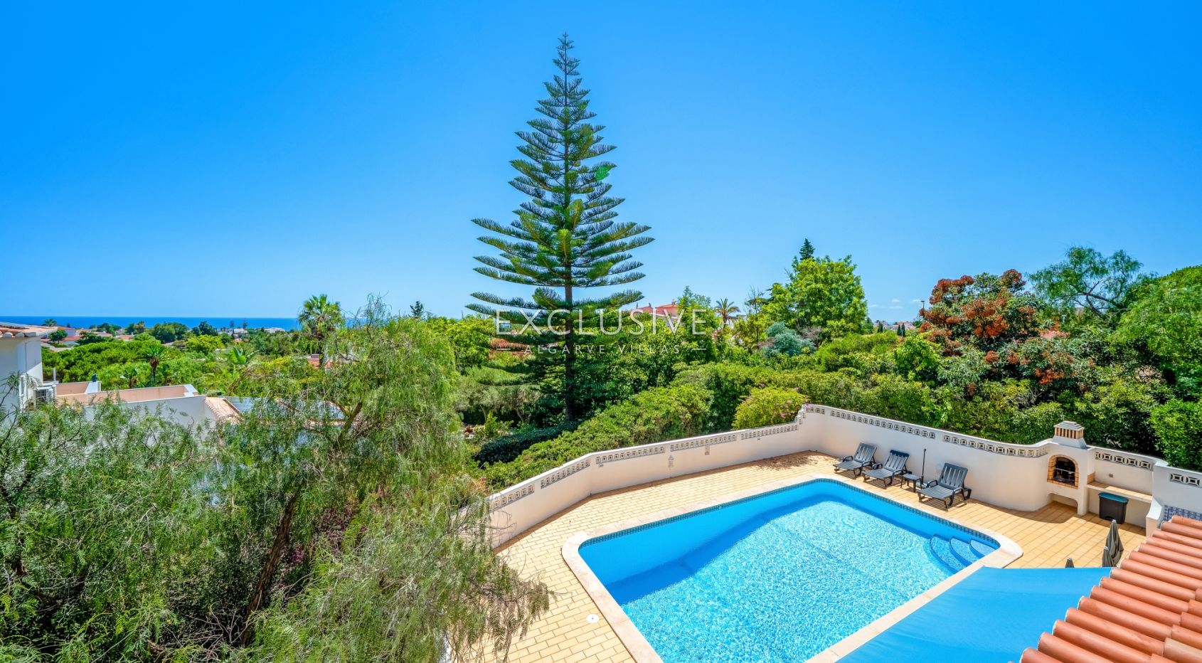 Villa mit 4 Schlafzimmern und Meerblick in Carvoeiro, mit großem Garten, einschließlich