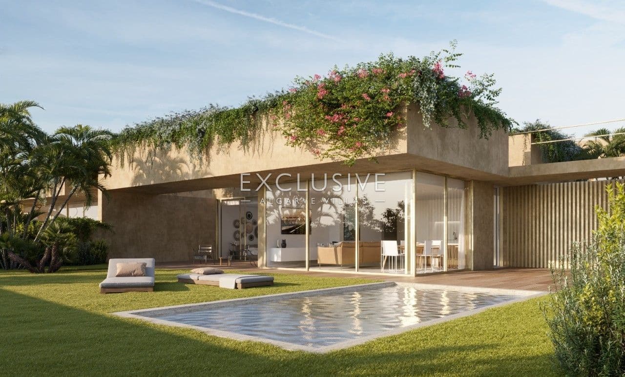 Brandneue einstöckige Häuser mit Pool und Garten in Praia da Luz an der Westalgarve zu verkaufen