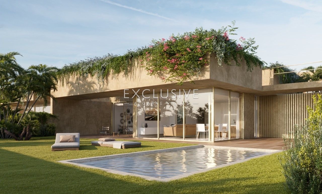 Brandneue einstöckige Häuser mit Pool und Garten in Praia da Luz an der Westalgarve