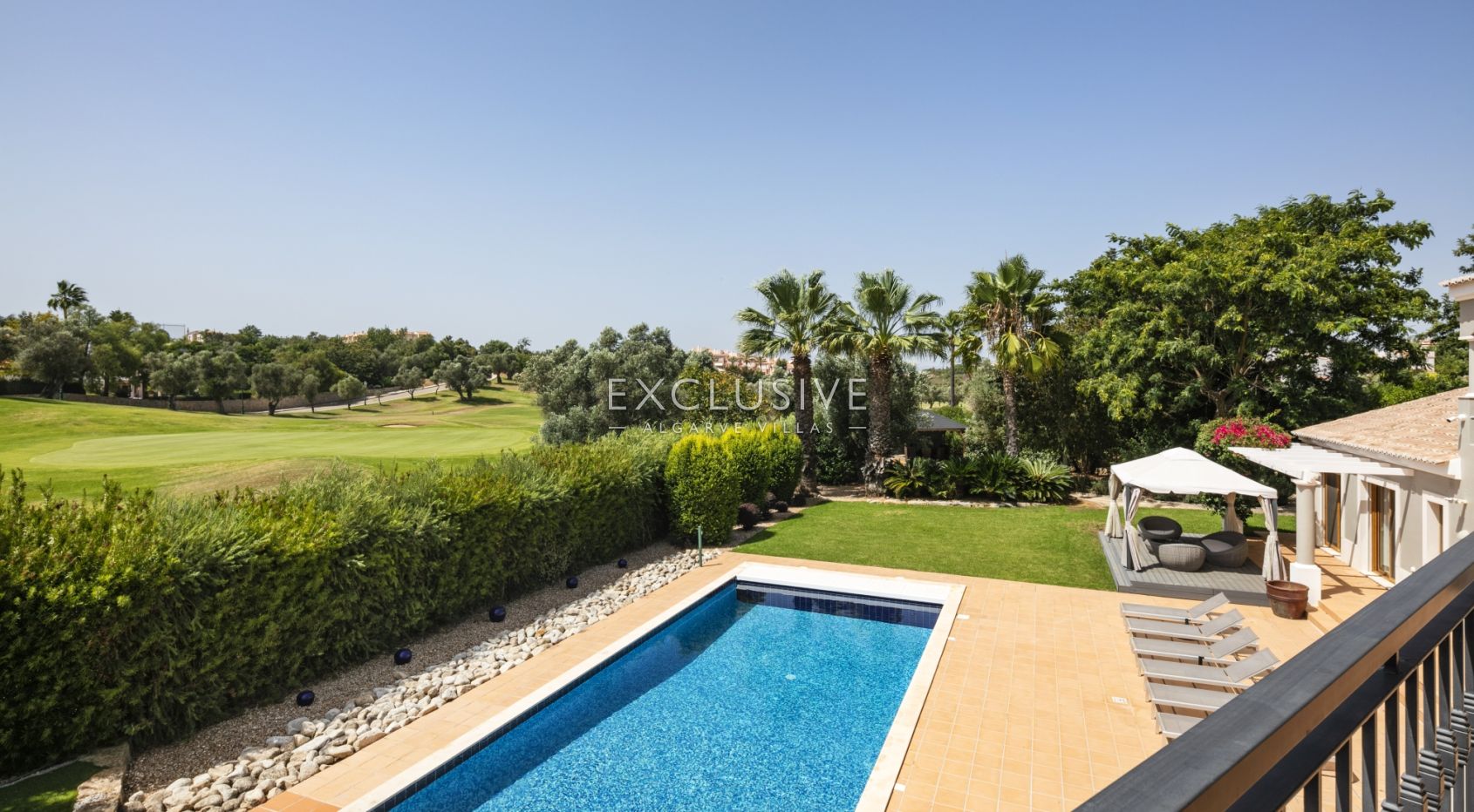 Villa mit Blick auf den Golfplatz, 5 Schlafzimmer, Golfresort in Carvoeiro auf doppeltem Grundstück