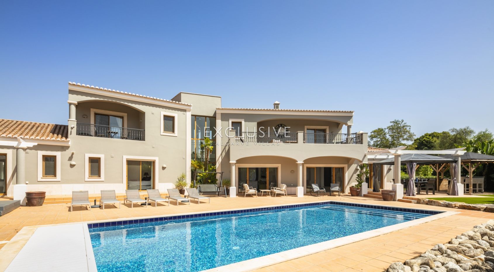 Villa mit Blick auf den Golfplatz, 5 Schlafzimmer, Golfresort in Carvoeiro auf doppeltem Grundstück